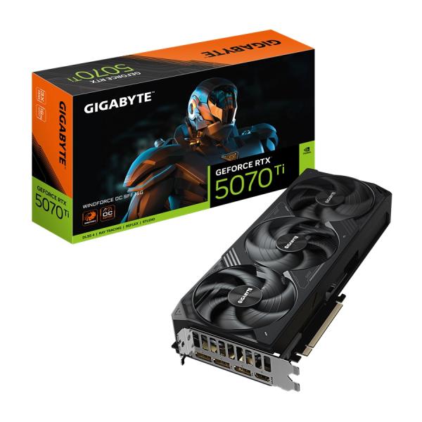GIGABYTE GeForce RTX 5070 Ti WINDFORCE SFF/ OC/ 16GB/ GDDR7 