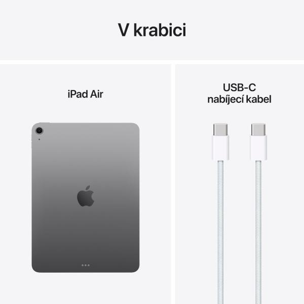 Apple iPad Air 11"/ (M3) Wi-Fi/ 10, 86"/ 2360x1640/ 8GB/ 128GB/ iPadOS18/ Space Gray 