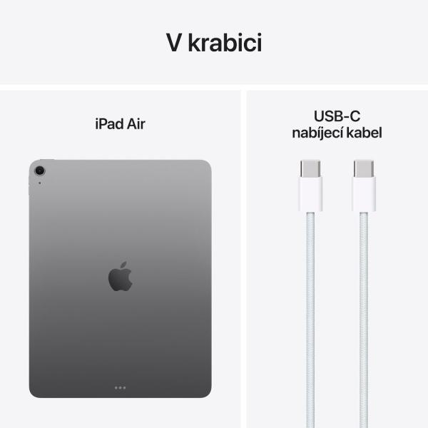 Apple iPad Air 13"/ (M3) Wi-Fi/ 12, 9"/ 2732x2048/ 8GB/ 128GB/ iPadOS18/ Space Gray 