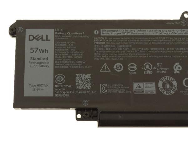 Dell batéria 3-cell 57W/ HR LI-ION pre Latitude 7340, 7440, 7450, 7640 