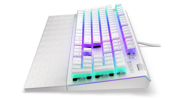 Endorfy Omnis Pudding Blue/ Drôtové USB-A/ US layout/ Biela 