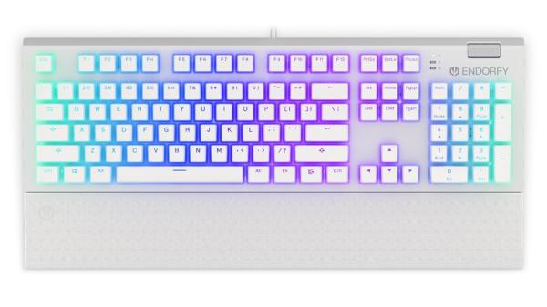 Endorfy Omnis Pudding Blue/ Drôtové USB-A/ US layout/ Biela 