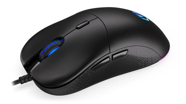 Endorfy Gem Plus/ Herná/ Optická/ Pre pravákov/ 19 000 DPI/ Drôtové USB-A/ Čierna 