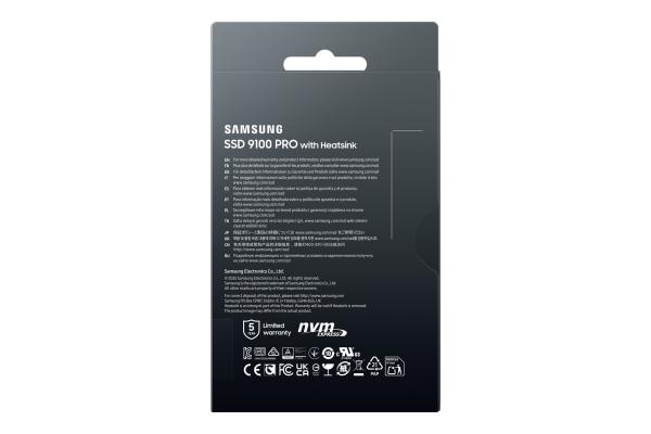 Samsung 9100 PRO/ 1TB/ SSD/ M.2 NVMe/ Čierna/ Heatsink/ 5R 