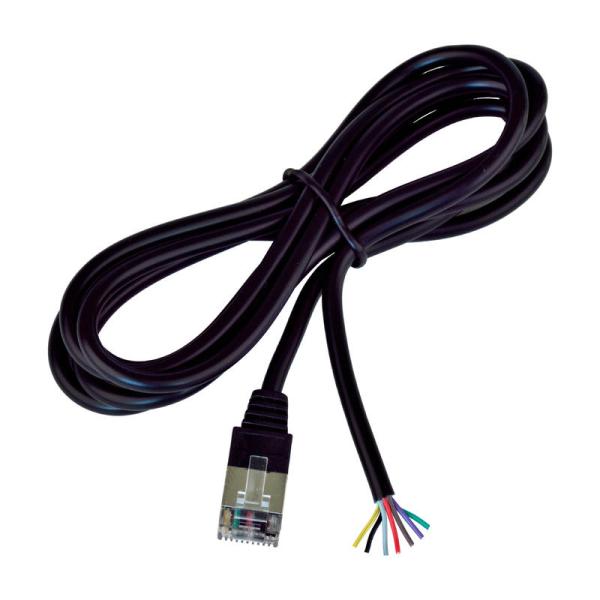 Univerzálny kábel bez konektora na výrobu k pokladničným zásuvkám, čierny