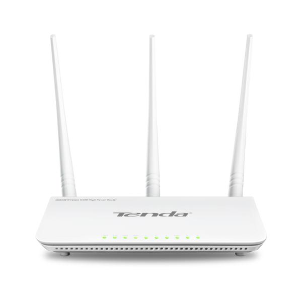 Tenda F3 (F303) WiFi N Router 802.11 b/ g/ n, 300 Mbps, WISP, Universal Repeater, 3x 5 dBi antény 