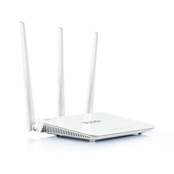 Tenda F3 (F303) WiFi N Router 802.11 b/ g/ n, 300 Mbps, WISP, Universal Repeater, 3x 5 dBi antény 