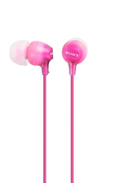 SONY slúchadlá MDR-EX15LP, ružové