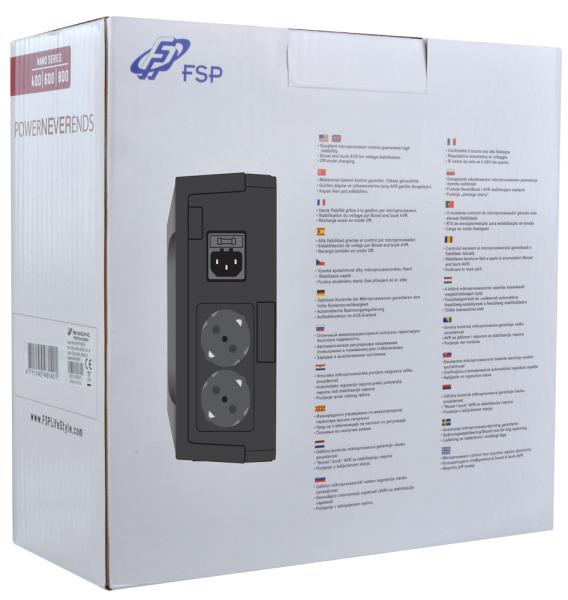 FSP UPS Nano 800, 800 VA / 480 W, offline 