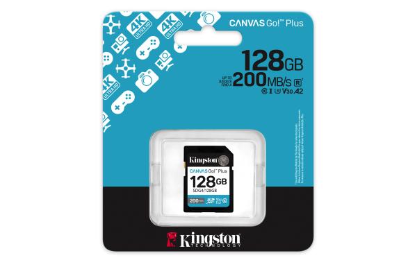 Kingston Canvas Go Plus/ SDXC/ 128 GB/ UHS-I U3 / Class 10 