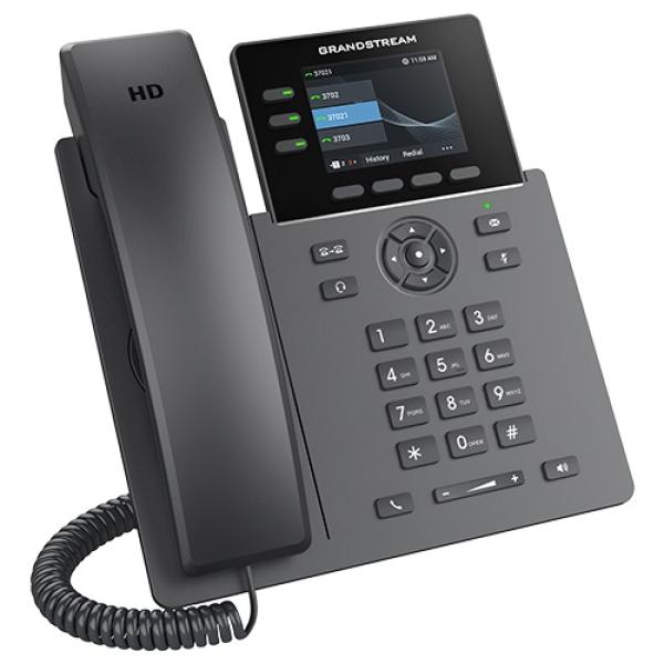 Grandstream GRP2611G SIP telefón, 3 účty, PoE, 12BLF kľúčov, gigabit port 