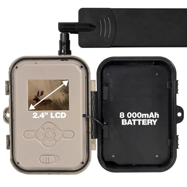EVOLVEO StrongVision Dual PRO 4G, fotopasca s odosielaním na Cloud a Email, 16 GB 