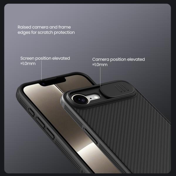 Nillkin CamShield PRO Zadný Kryt pre Apple iPhone 16e Black 