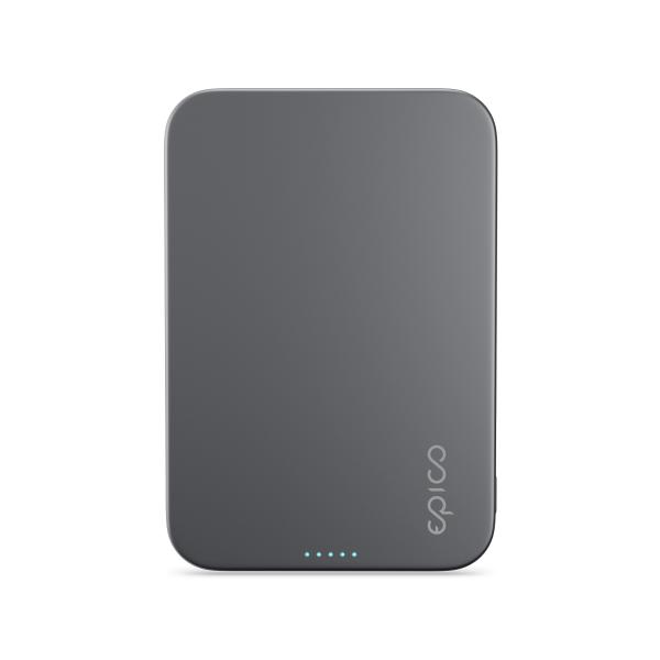 Epico 5000mAh Alu PowerBanka s MagSafe - šedá 