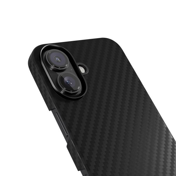 Epico Mag+ Carbon kryt pre iPhone 16 - čierny 
