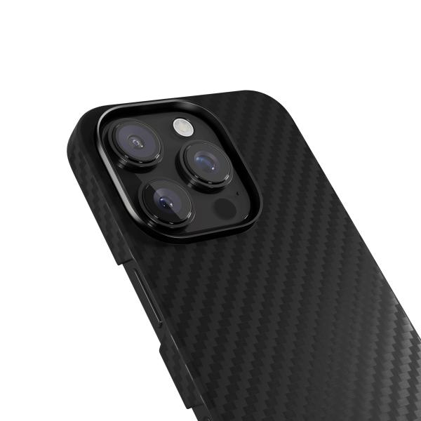 Epico Mag+ Carbon kryt pre iPhone 16 Pro - čierny 