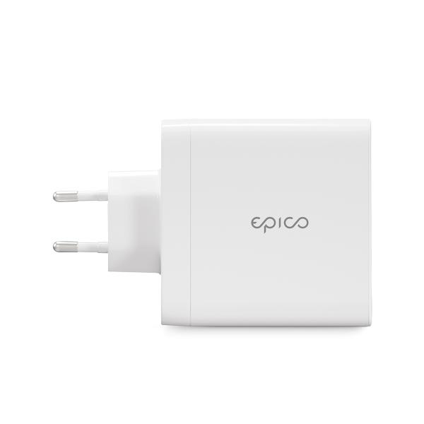 Epico 140W GaN sieťová nabíjačka - biela 