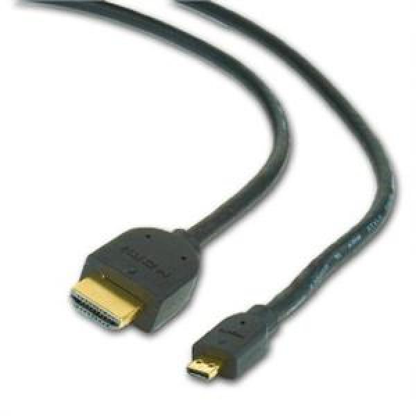 Kabel HDMI-HDMI micro 1, 8m, 1.3, M/ M stíněný, zl., č