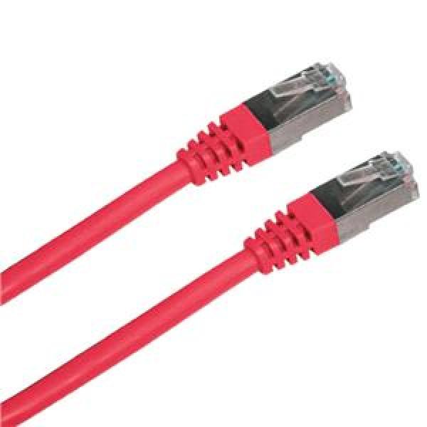 Patch cord FTP cat5e 0, 5M červený