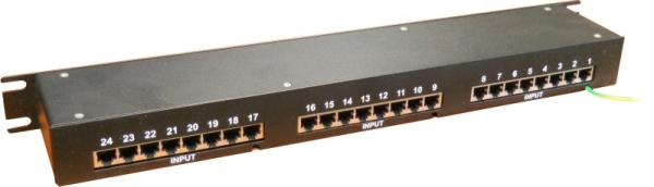 Prepäťová ochrana AXON MultiNET 24xRJ45 Rack 