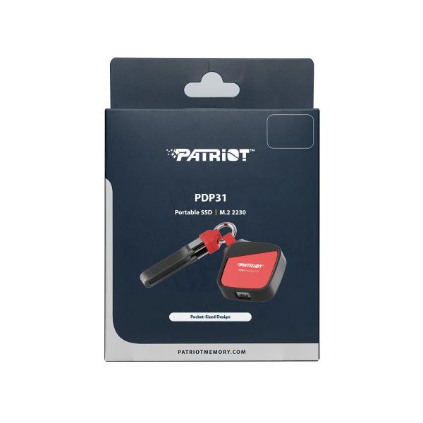 Patriot PDP31/ 2TB/ SSD/ Externý/ 0/ Červená/ 3R 