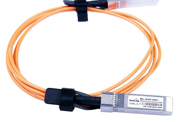 MaxLink 10G SFP+ AOC kábel, aktív, DDM, Cisco com. 5m 
