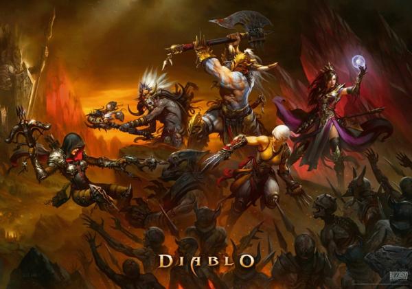 GLO GAMING PUZZLE: DIABLO HEROES BATTLE  