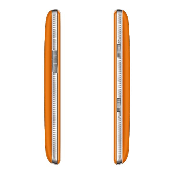 EVOLVEO EasyPhone XR, mobilný telefón pre seniorov s nabíjacím stojanom, oranžový 