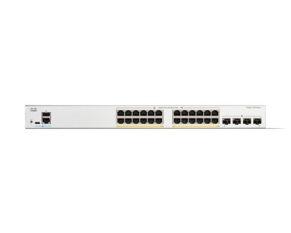 Cisco Catalyst switch C1200-24P-4G (24xGbE,4xSFP,24xPoE+,195W,fanless) - REFRESH 
