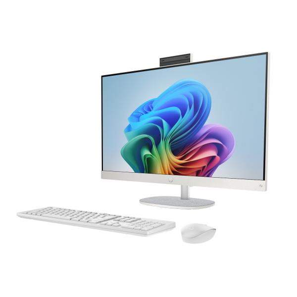 HP All-in-One 27-ct2007nc, 27 FHD 1920x1080, AMD Ryzen AI 7 350 (50TOPS), 32 GB, SSD 1TB, W11H, 2-2-0, white  