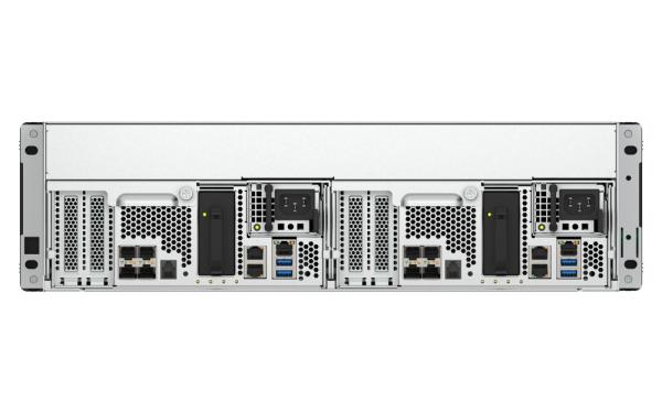 QNAP ES1686dc-R2-2142IT-128G (Duálny radič, 2x Xeon, 2x 64GB RAM, 16x 3, 5" SAS, 6x GbE, 8x 10Gb SFP+) 