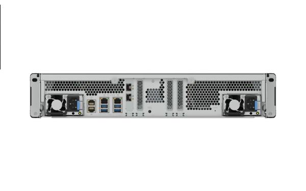 QNAP TDS-h2489FU-R2-4309Y-64G (2x Xeon, 64GB RAM, 24x 2, 5" U.2 SATA, 4x PCIe, 4x 2, 5GbE, 2x 25GbE) 