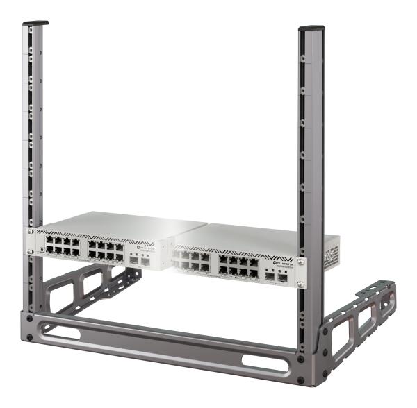 MikroTik RMK-2x10 19 - 10" Sada pre montáž 2x CSS318-16G-2S+IN do 1U 19" Racku 