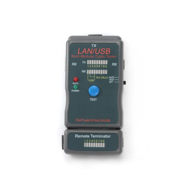 GEMBIRD Eth kábel tester NCT-2 - RJ11-12, USB