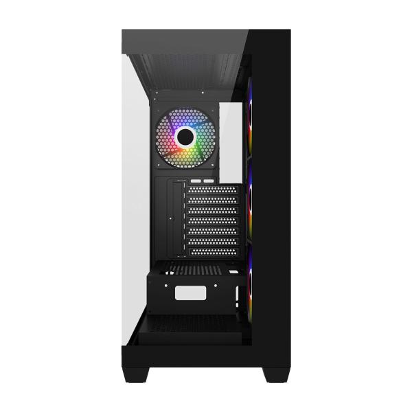 FSP M340-BA/ Midi Tower/ Transpar./ Čierna 