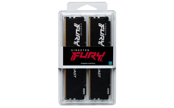 Kingston FURY Beast EXPO/ DDR5/ 64GB/ 5600MHz/ CL36/ 2x32GB/ Black 