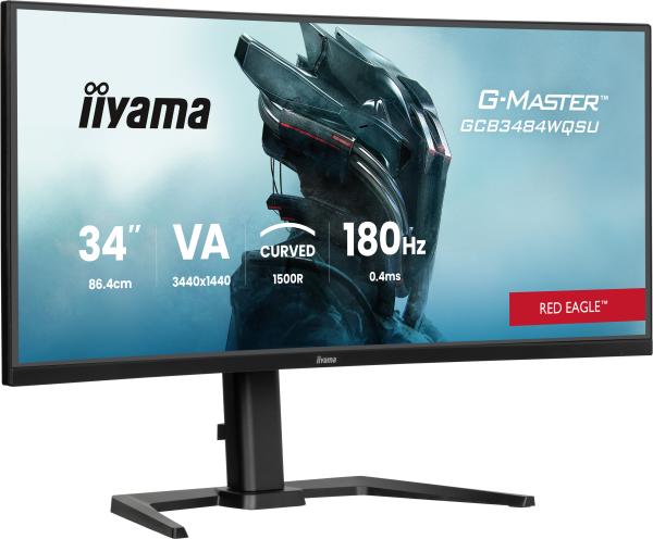 iiyama G-Master/ GCB3484WQSU-B1/ 34"/ VA/ wQHD/ 100Hz/ 0, 4ms/ Black/ 3R 