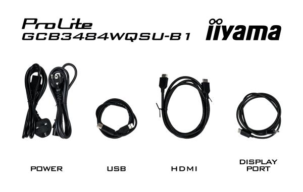 iiyama G-Master/ GCB3484WQSU-B1/ 34"/ VA/ wQHD/ 100Hz/ 0, 4ms/ Black/ 3R 