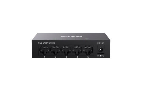 Tenda TEG2205D Websmart L2 cloud managed switch, 5x 10/ 100/ 1000 Mbps, Kov, Fanless - bez ventilátorov 