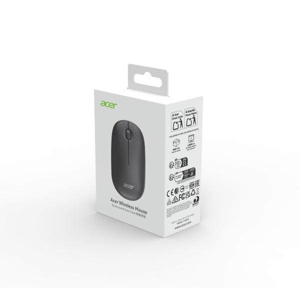Acer AMR100/ Cestovná/ Optická/ 1 600 DPI/ Bezdrôtové USB/ Čierna 