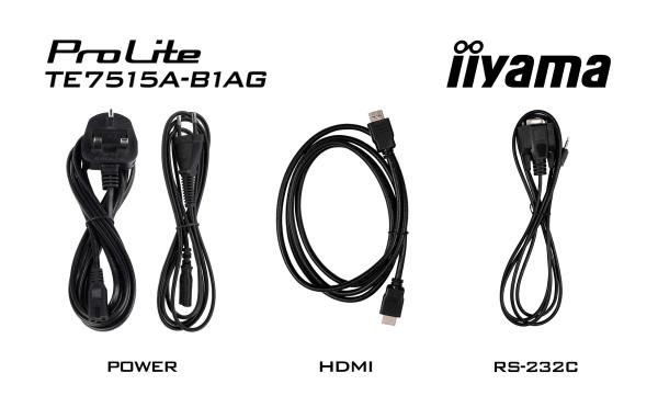 75" iiyama TE7515A-B1AG: IPS, 4K, EDLÁ, NFC 