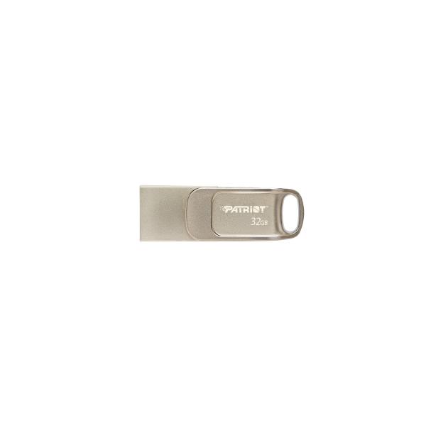 Patriot TAB T560/ 32GB/ USB 3.2/ USB-A + USB-C/ Strieborná 