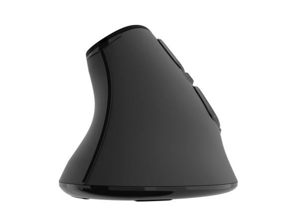 Vertikálna bezdrôtová myš Natec EUPHONIE PRO/ Vertikálna/ Optická/ Pre pravákov/ 4 000 DPI/ USB+BT/ Čierna 