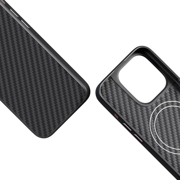 Epico Mag+ Hybrid Carbon kryt iPhone 15 Pro Max 