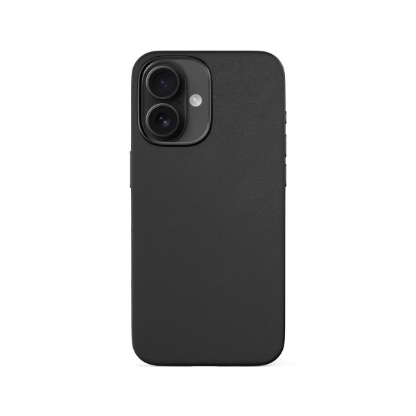 Epico Mag+ kožený kryt iPhone 16 - čierna 