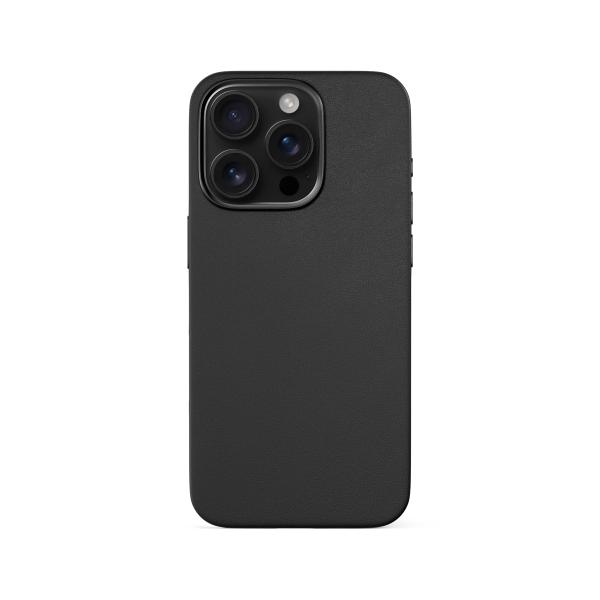 Epico Mag+ kožený kryt iPhone 16 Pro - čierna 