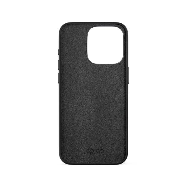 Epico Mag+ kožený kryt iPhone 16 Pro - čierna 