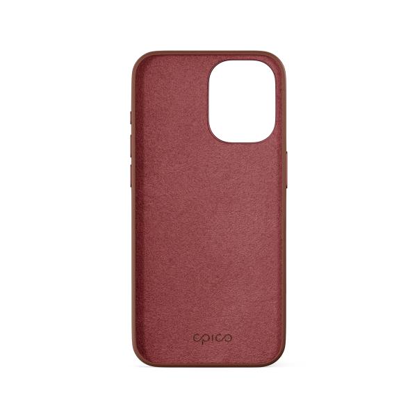 Epico Mag+ kožený kryt iPhone 16 Plus - hnedá 