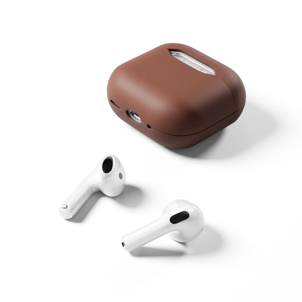 Epico kožené púzdro pre AirPods 4/ 4 s ANC - hnedá 