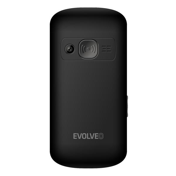 EVOLVEO EasyPhone XS, mobilný telefón pre seniorov, čierny 